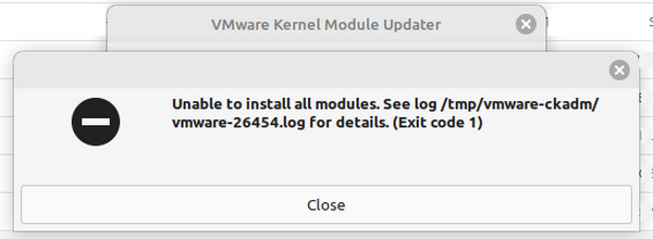 VMware Workstation Player 17.5.2 unable to install Kernel modules on Kernel 6.8.0.