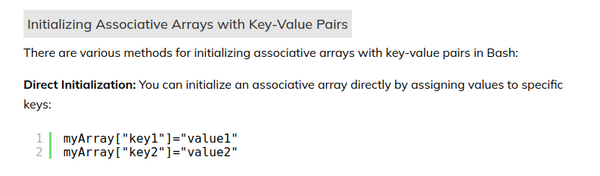 Associative array using key from key/value pair